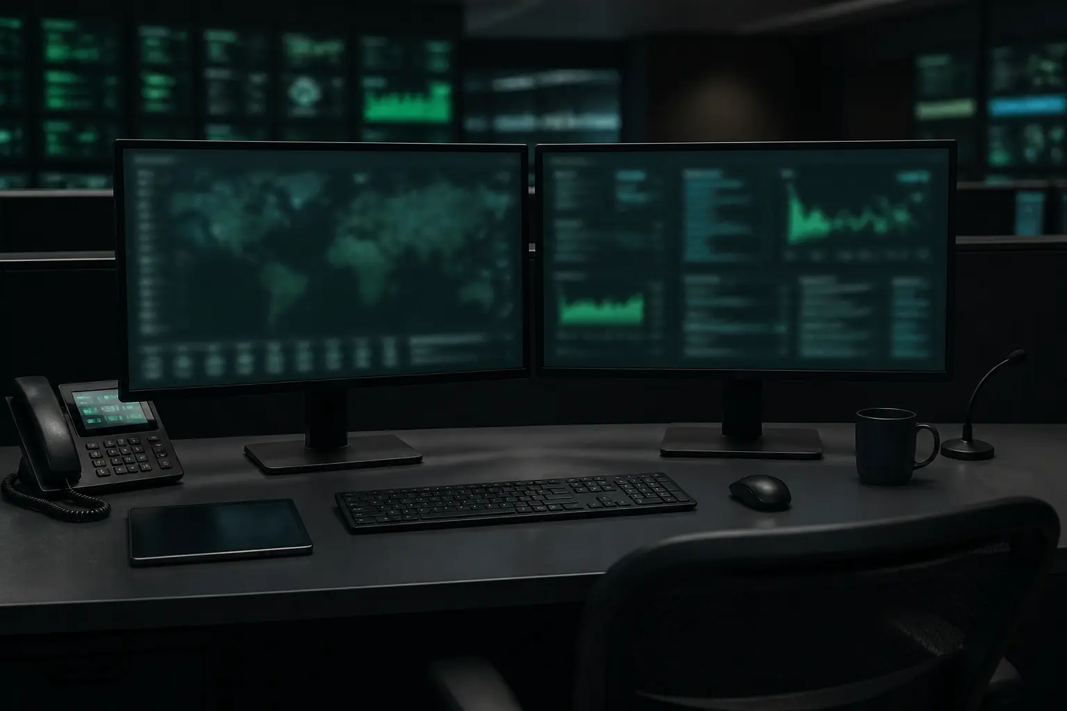 Desk agent operations console