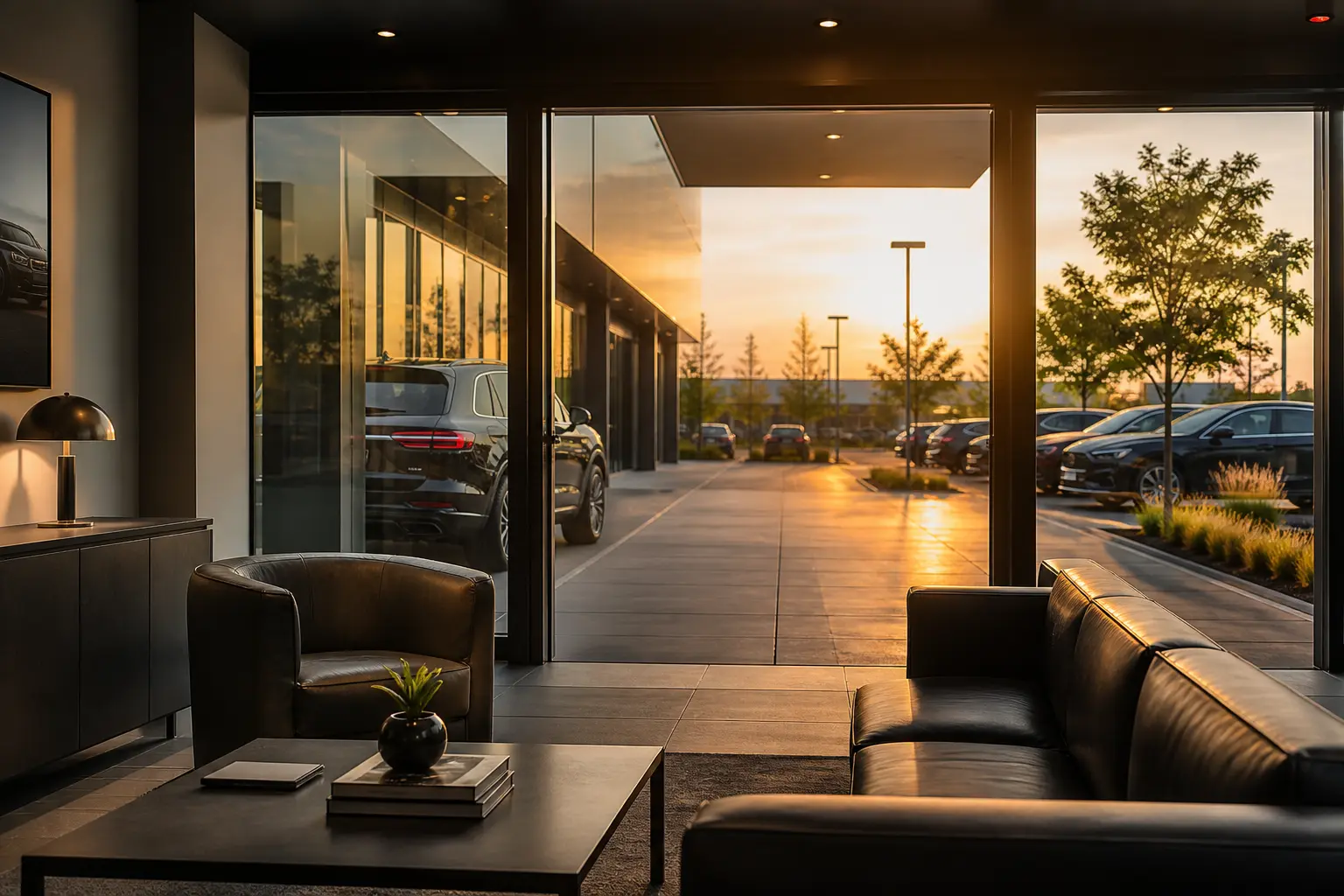 Dealership showroom visit